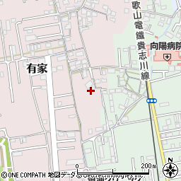 和歌山県和歌山市有家4周辺の地図