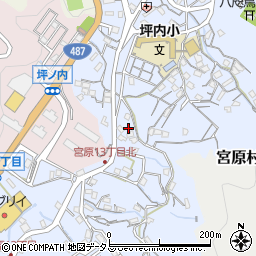 上新アパート周辺の地図