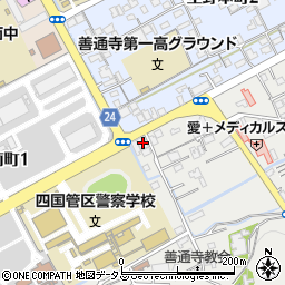 香川県善通寺市生野町2142周辺の地図