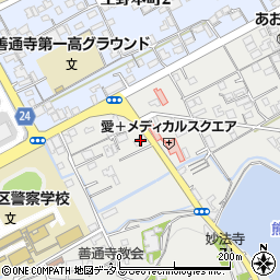 香川県善通寺市生野町1849周辺の地図