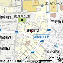 和歌山県和歌山市雄松町2丁目周辺の地図