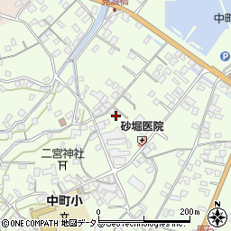 広島県江田島市能美町中町4958-2周辺の地図