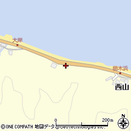 徳島県鳴門市北灘町櫛木西山198周辺の地図