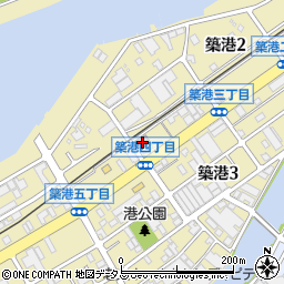和歌山港湾労働者福祉センター周辺の地図