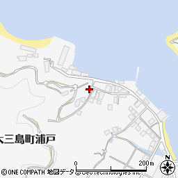 愛媛県今治市大三島町浦戸1513周辺の地図