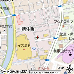 ＴＨＲＥＥＰＰＹ和歌山新生町店周辺の地図