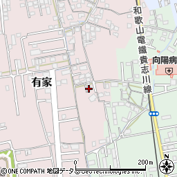 和歌山県和歌山市有家6周辺の地図