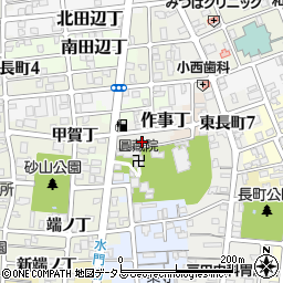 和歌山県和歌山市作事丁33周辺の地図