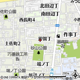 和歌山県和歌山市出口甲賀丁周辺の地図