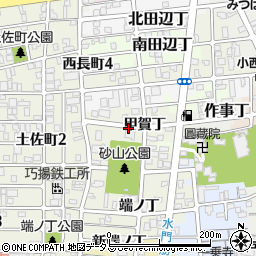 和歌山県和歌山市出口（甲賀丁）周辺の地図