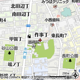 和歌山県和歌山市作事丁31周辺の地図