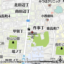 和歌山県和歌山市作事丁19周辺の地図