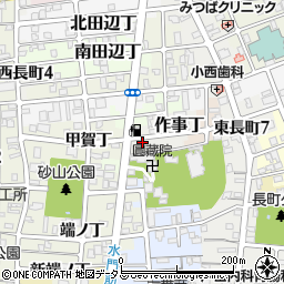 和歌山県和歌山市作事丁16周辺の地図