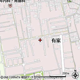 和歌山県和歌山市有家287周辺の地図