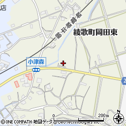 香川県丸亀市綾歌町岡田東2218周辺の地図