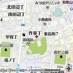 和歌山県和歌山市作事丁27周辺の地図