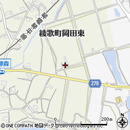 香川県丸亀市綾歌町岡田東2111-1周辺の地図
