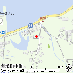 広島県江田島市能美町中町4742周辺の地図