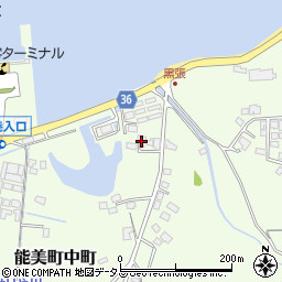 広島県江田島市能美町中町4743-3周辺の地図