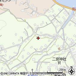 広島県江田島市能美町中町1454-1周辺の地図