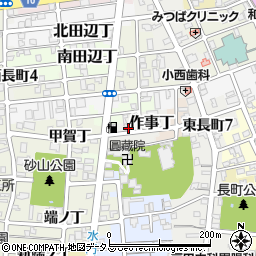 和歌山県和歌山市作事丁6周辺の地図