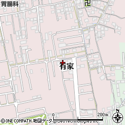 和歌山県和歌山市有家299周辺の地図
