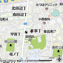 和歌山県和歌山市作事丁4周辺の地図