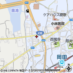 香川県丸亀市綾歌町岡田下532周辺の地図