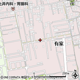 和歌山県和歌山市有家207周辺の地図
