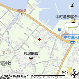 広島県江田島市能美町中町4924-2周辺の地図