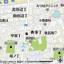 和歌山県和歌山市作事丁3周辺の地図