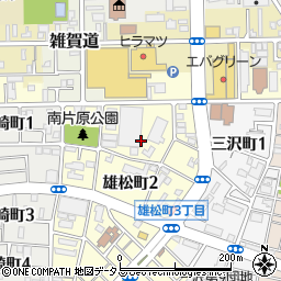 和歌山県和歌山市雄松町1丁目周辺の地図
