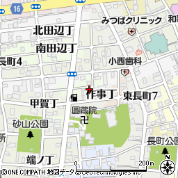 和歌山県和歌山市作事丁1周辺の地図