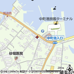 広島県江田島市能美町中町4920周辺の地図