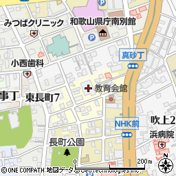 和歌山県自治会館周辺の地図