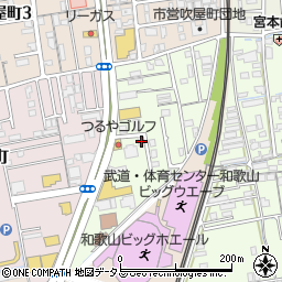 株式会社エム・オー・エー商事　ポワル和歌山店周辺の地図