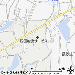 香川県丸亀市綾歌町岡田上2790周辺の地図