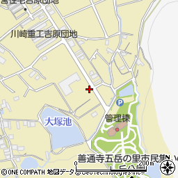 香川県善通寺市吉原町3173-6周辺の地図