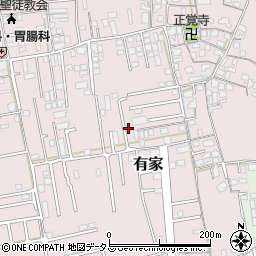 和歌山県和歌山市有家203周辺の地図