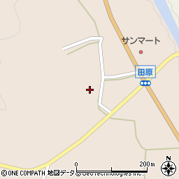 山口県周南市鹿野中田原862周辺の地図