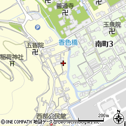 弘田川周辺の地図