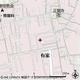 和歌山県和歌山市有家189周辺の地図