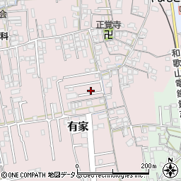和歌山県和歌山市有家190周辺の地図