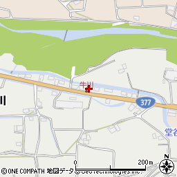 香川県綾歌郡綾川町牛川489周辺の地図