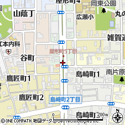 和歌山県和歌山市屋形町5丁目周辺の地図