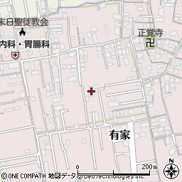 和歌山県和歌山市有家204周辺の地図