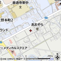 香川県善通寺市生野町1598周辺の地図