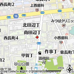 和歌山県和歌山市南田辺丁51周辺の地図