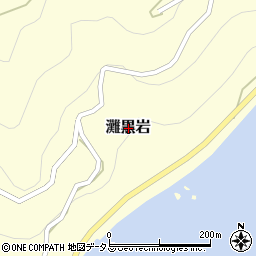 兵庫県南あわじ市灘黒岩周辺の地図