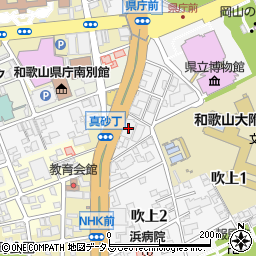 和歌山県国民健康保険団体連合会　電算管理課・後期電算係周辺の地図